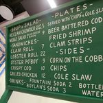 The Fish Shack menu